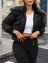 Plus Size Damen Jacke Freizeitmantel Warmer dicker Winterjacke im Mantel-Stil